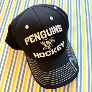Reebok NHL Penguins Hockey Cap, Black